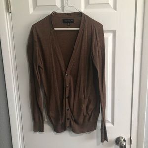 Light brown men’s cardigan 21men